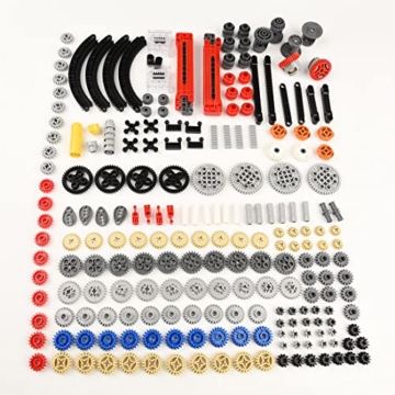 Lumitex Ersatzteile Set, 244 Teile Differential Getriebe Ersatzteile Teile Klemmbausteine Set Kompatibel mit - 5