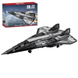 Lumitex SR-72 Blackbird Bauklötze, 1:35 Militär UAV-Drohne Flugzeugle Baustein-2071 Klemmbausteine Baustein Flugzeug für Erwachsene, Entworfen von bru_bri_mocs - 1