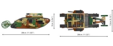 COBI 2993 – Mark I Male No. C.19 Panzer