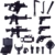 MASUSE Militärwaffe Baustein für Minifiguren, DIY Militärwaffenset Baustein Zubehör Kit Weapons Zubehör für Mini Figuren Soldaten - 4