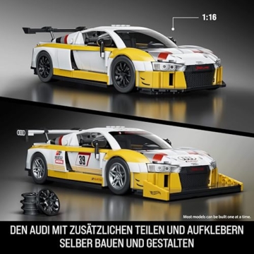 Mattel Brick Shop™ Hot Wheels® '15 Audi R8 LMS Bauset - 3