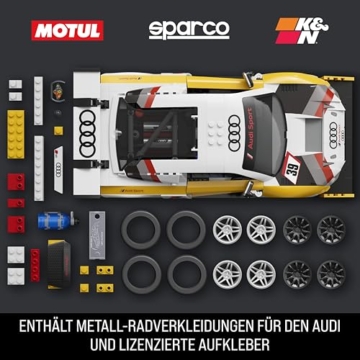Mattel Brick Shop™ Hot Wheels® '15 Audi R8 LMS Bauset - 4