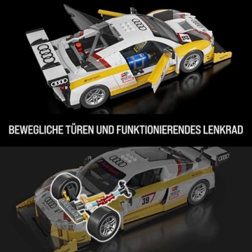 Mattel Brick Shop™ Hot Wheels® '15 Audi R8 LMS Bauset - 6