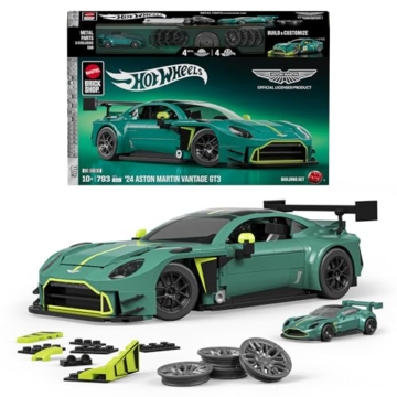 Mattel Brick Shop Hot Wheels ’24 Aston Martin Vantage GT3 Bausatz - 1