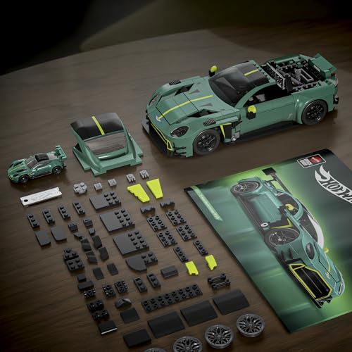 Mattel Brick Shop Hot Wheels ’24 Aston Martin Vantage GT3 Bausatz - 2