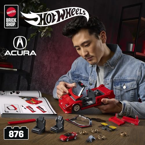 Mattel Brick Shop Hot Wheels 90 Acura NSX (JFT17)