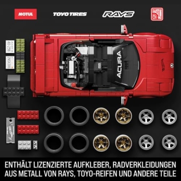 Mattel Brick Shop Hot Wheels 90 Acura NSX (JFT17) Teile