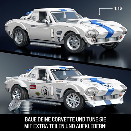 Mattel Brick Shop Hot Wheels Elite Serie – Corvette Grand Sport JGR31 Maße