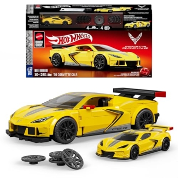 Mattel Brick Shop Hot Wheels Speed Serie '20 Corvette C8.R Bauset - 1