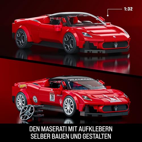 Mattel Brick Shop Hot Wheels – Maserati MC20 rot