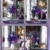 Mavo brix Purple Flowers Bouquet Building Set, Lila Rosen Blumenstrauß Klemmbausteine Blumen, Blumen Bauspielzeugset für Erwachsene, Botanicals Home Deko, Frauen Männer - 7