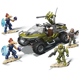 MEGA Construx GNB25 - HALO Infinite UNSC Warthog-Fahrzeug, Spielzeug ab 8 Jahren für Kinder