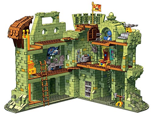 mega-construx-Grayskull aufgeklappt