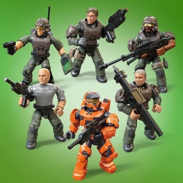 Mega Construx Halo UNSC Marine Platoon Pack Figuren