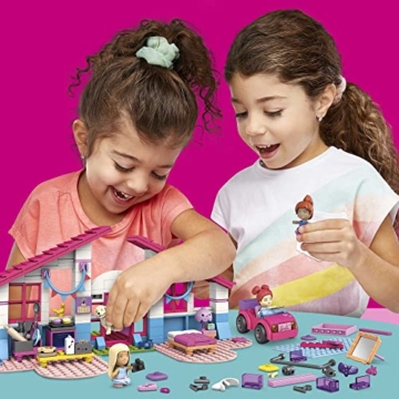 MEGA Construx HBF32 - Barbie Malibu-Bauspielzeugset Bundle, Bauset mit 445 Bausteinen, ab 5 Jahren