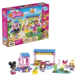 MEGA HDJ85 - Barbie Bauernmarkt Mikropuppen, 2 Hasen, 1 Vogel & 1 Lamm