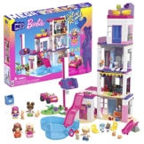 Mega HHM01 - Barbie Color Reveal Traumvilla Spielset, Baukasten mit über 25 Überraschungen, 5 Mikro-Puppen, 6 Tieren und Farbwechsel-Effekt, Spielzeug für Kinder ab 5 Jahren