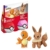 MEGA Pokémon Actionfigur Bauspielzeug-Set, Pokéball 2er-Pack, Glumanda und Evoli mit 40 Teilen, für Kinder, JCR81 - 1