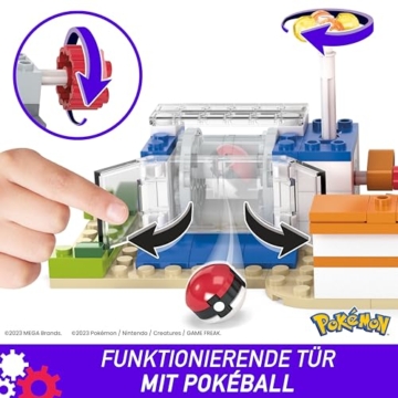 Mega Pokémon Bauset, 648 Teile, mit Pikachu, Chaneira, Evoli und Togepi, Bauspielzeug für Kinder und Erwachsene, Sammelfigur, ab 8 Jahren, HNT93 - 4