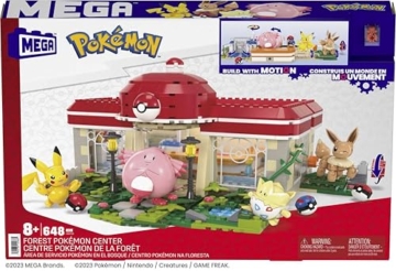Mega Pokémon Bauset, 648 Teile, mit Pikachu, Chaneira, Evoli und Togepi, Bauspielzeug für Kinder und Erwachsene, Sammelfigur, ab 8 Jahren, HNT93 - 6
