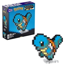 MEGA Pokémon HTH77 Schiggy Pixel Art Displayfigur