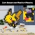 MEGA Pokémon Pikachu - zusammenbaubare Pixel Art Figur mit Retro-Look, inklusive Basis zur Wandmontage, für Erwachsene Baumeister und Sammler, HTH74 - 5