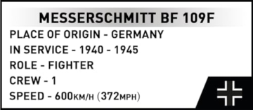 Messerschmitt BF-109F - 10