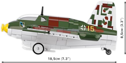 COBI Messerschmitt Me 163B Jagdflugzeug Komet (5766) Maße