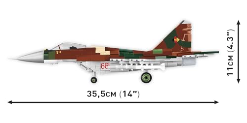 COBI-5851 MiG-29 (East Germany) – ein legendärer Jet maße