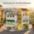 MikaBrical Europäisches Haus Klemmbausteine - 4017 Teile Italien Stadthäuser Modulbau, Modulares Gebäude Bauset mit Limonenladen & Pizzeria für Erwachsene Youmko YM010 - 2