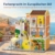 MikaBrical Europäisches Haus Klemmbausteine - 4017 Teile Italien Stadthäuser Modulbau, Modulares Gebäude Bauset mit Limonenladen & Pizzeria für Erwachsene Youmko YM010 - 3
