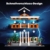 MikaBrical Klemmbausteine Clock Tower Courthouse mit Flugauto - 4269 Teile City Haus Film Architecture, Modular Building Set für Erwachsene - 4