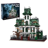MikaBrical Klemmbausteine Geisterhaus Adams Hunted Mansion Modular Building – 3378 Teile Schlosshaus Architektur Modell, Wohnaccessoire und Geschenk für Erwachsene Kompatibel mit Barweer BWR005 - 1