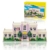MikaBrical Springfieid Klemmbausteine Haus Set für Erwachsene - 3500 Teile Simpsan Schule Film Architekture Stadthaus Modular Building Compatible mit Barweer - 1