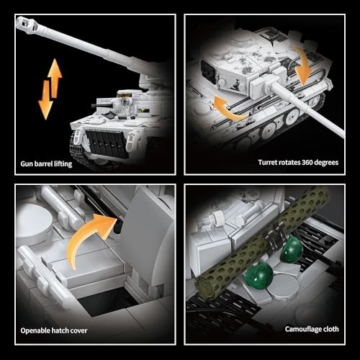 MISINI Tiger Panzer Maßstab 1:28 (M6617)