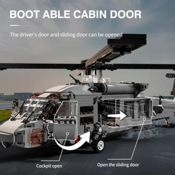 MISINI Black Hawk Hubschrauber M7003 – UH-60