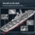 MISINI M7024 Wasp-Class Amphibisches Angriffsschiff Bausteine Set, 1:300 US Navy Kriegsschiff Modell 5220 PCS, große Schiff Bausteine Set Erwachsene Sammlung Spielzeug Geschenk Modell - 6