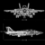 MISINI M8021 F-14 Tomcat Fighter Bausteine Set, 2453 PCS Military Series Air Force Medium Utility 1:35 Verhältnis Fighter Block Set, Erwachsene Sammlung Spielzeug Geschenk Modell Flugzeug - 8