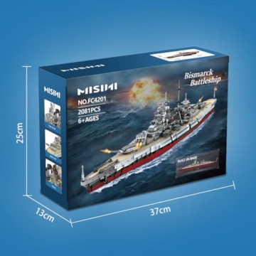 MISINI FC4201 Schlachtschiff Bismarck Box