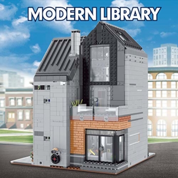 Mork 011001 Moderne Bibliothek mit LED Beleuchtung
