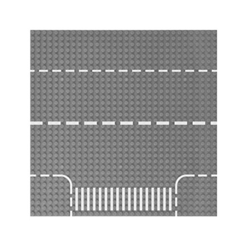 Modbrix 4 City Straßenplatten Grundplatte 32 x 32 Noppen