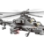 Modell WZ-10. Modell eines Kampfhubschrauber zum Bauen mit Bausteinen. Luftfahrtmodell 1:38. - 1