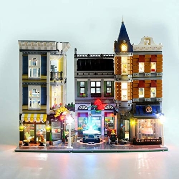MOMOJA Beleuchtung LED-Beleuchtungsset für Lego 10255 City Life (Lego-Modell Nicht Enthalten) A - 2