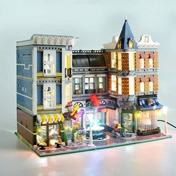 MOMOJA Beleuchtung LED-Beleuchtungsset für Lego 10255 City Life (Lego-Modell Nicht Enthalten) A - 5