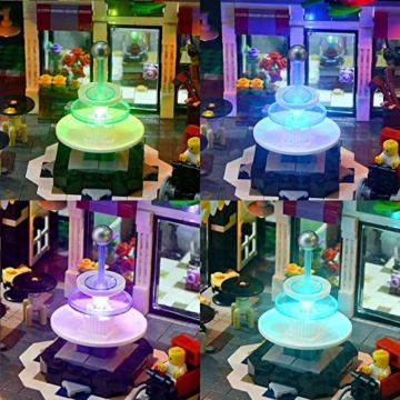 MOMOJA Beleuchtung LED-Beleuchtungsset für Lego 10255 City Life (Lego-Modell Nicht Enthalten) A - 6