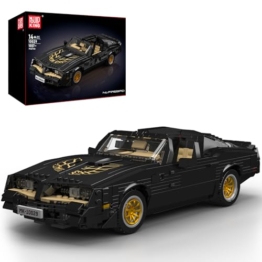 Mould King 10029 Technik Sportwagen Bausteine Spielzeug, MOC Oldtimer Auto Bausteinmodell, Kreativität Rennwagen für Kinder ab 14 Jahren/Erwachsene als Spielzeug/Geschenke/Sammlerstücke (1557 Teile) - 1