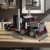 Mould King 10037 Technik Amerikanischer LKW Klemmbausteine, 1797 Teile Sportwagen Auto Modell Anhänger Montagesatz, Trailer Building Block Konstruktionsfahrzeug - 4