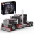 Mould King 10037 Technik Amerikanischer LKW Klemmbausteine, 1797 Teile Sportwagen Auto Modell Anhänger Montagesatz, Trailer Building Block Konstruktionsfahrzeug - 1