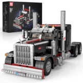 Mould King 10037 Technik Amerikanischer Truck Bausatz – 1797 Teile LKW Modell Klemmbausteine für Erwachsene/Sammler – Kreatives Geschenk ab 14 Jahren - 1