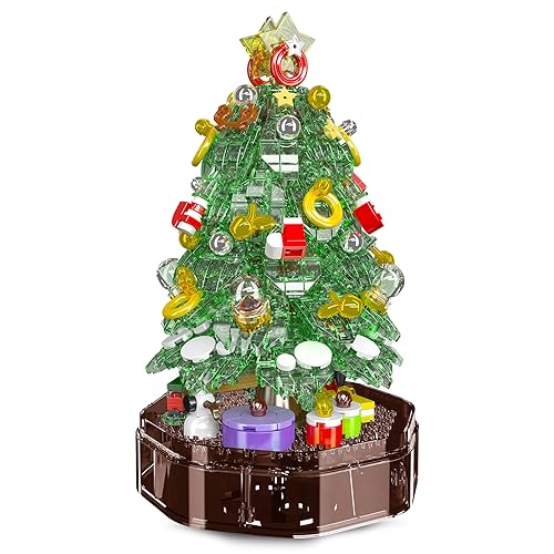Mould King 10090 Weihnachtsbaum mit LED-Beleuchtung mit Geschenken